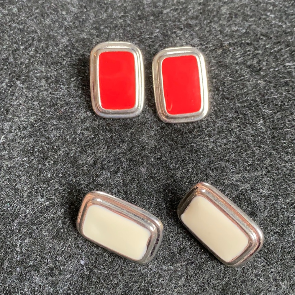 Vintage mix and match custom earrings